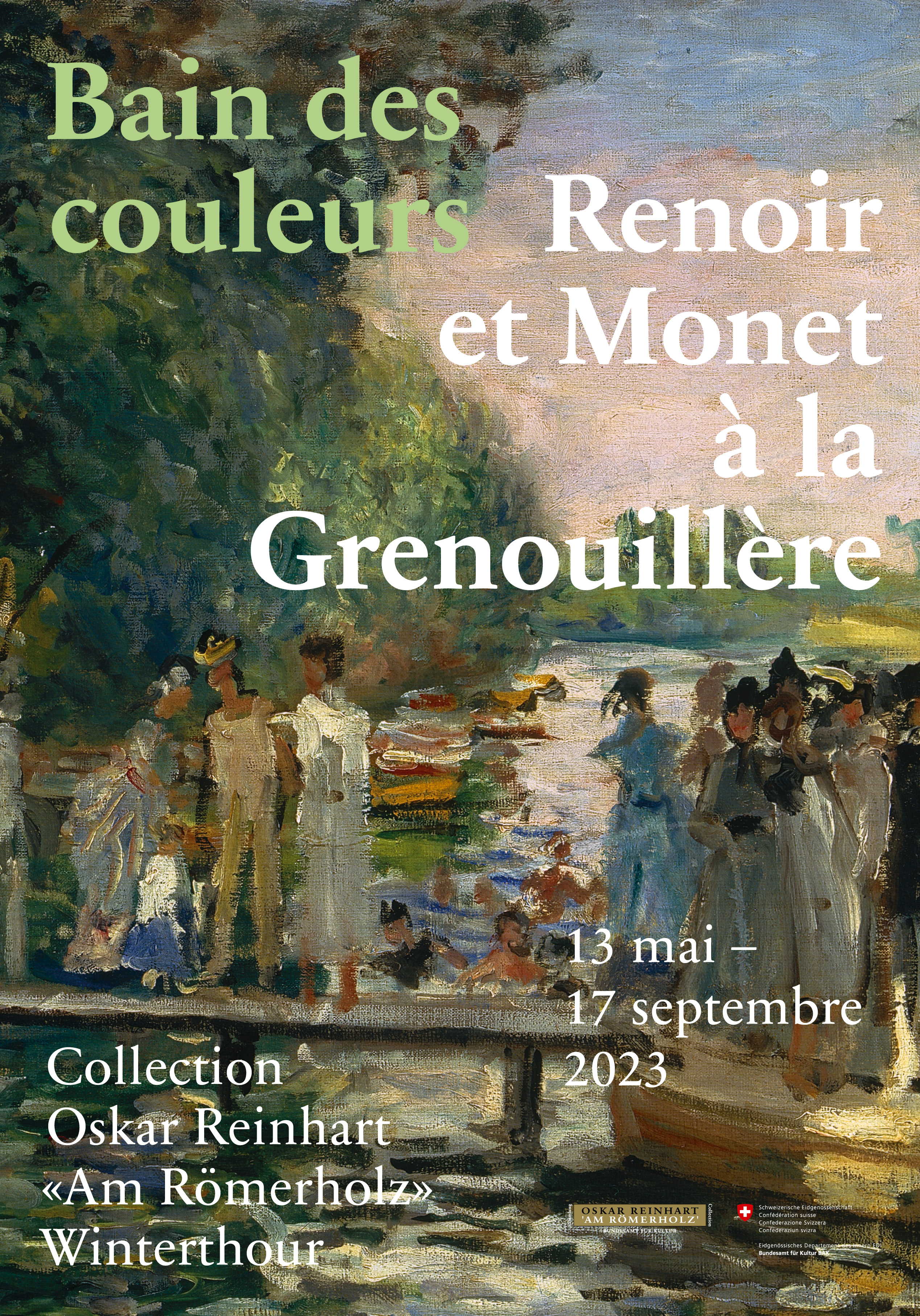 Bain des couleurs – Renoir et Monet à la Grenouillère